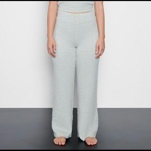 SKIMS Cozy Knit Pant in Aqua